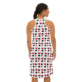 Ralee Fashion Playing Cards Poker Racerback Dress, Summer Dress, Casual Dress, Date Night Outfit, Beachy Dress, Cruise Outfit
